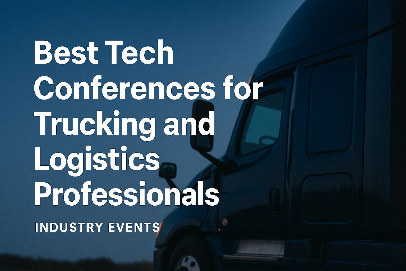 Best Tech Conferences for Trucking and Logistics Professionals Image