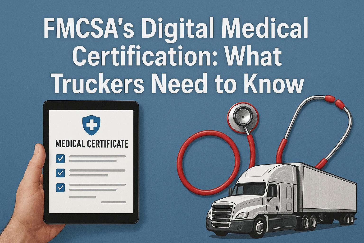 FMCSA’s Digital Medical Certification: What Truckers Need to Know